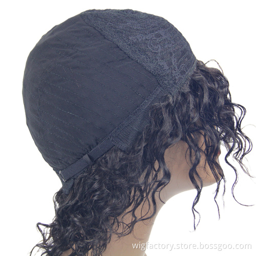 cheapest Brazilian hair, Large stock machine made 100% human hair wigs, machine made pixie wig short human hair curl wigs
